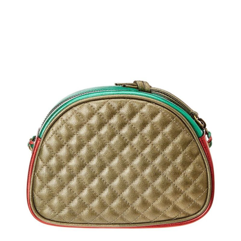 Gucci Mini Laminated Leather Shoulder Bag, Red - Picture 2 of 3